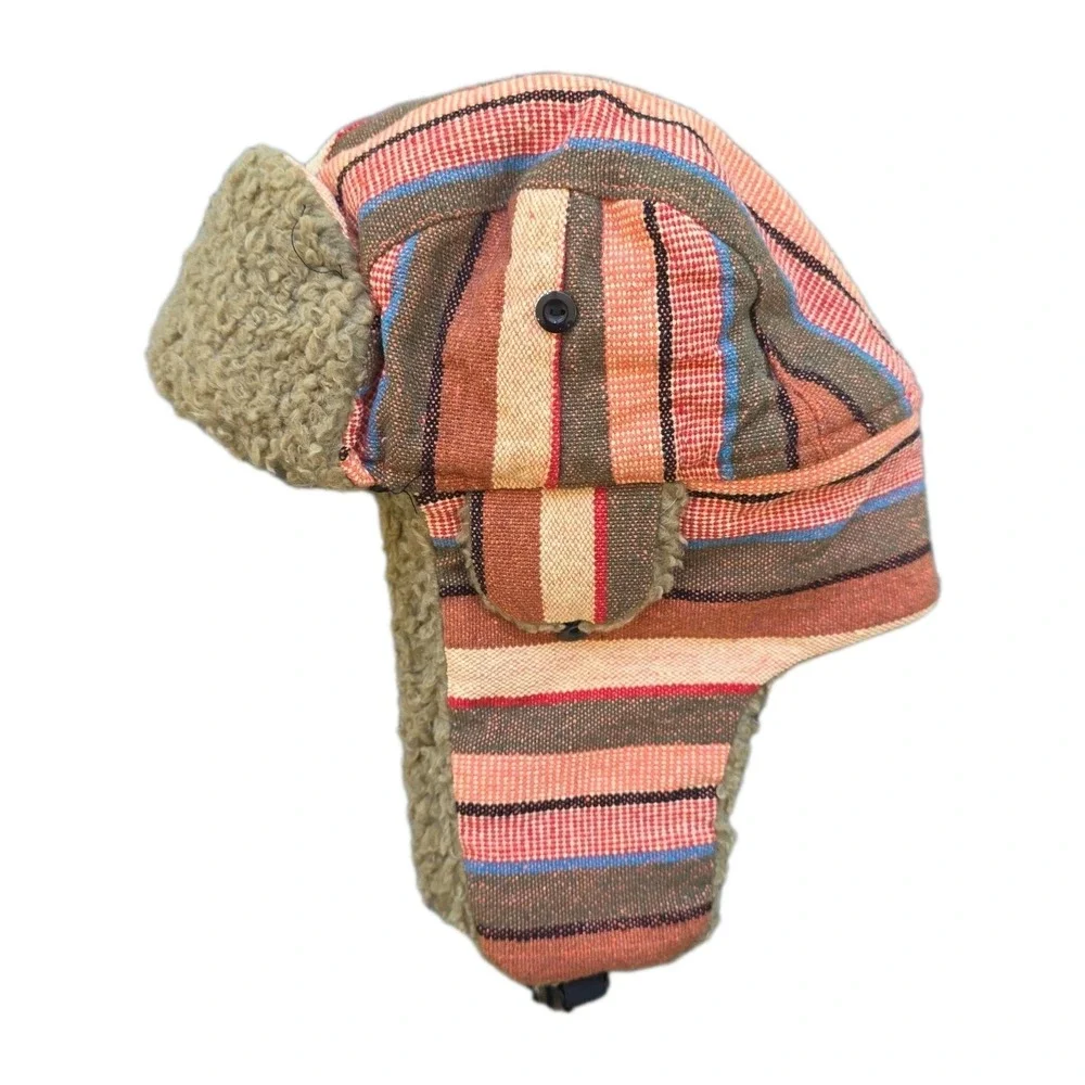 Adult Trapper Hat Cap Ski Ushanka Russian Cossack Faux‎ Fur Winter Warm Colorful